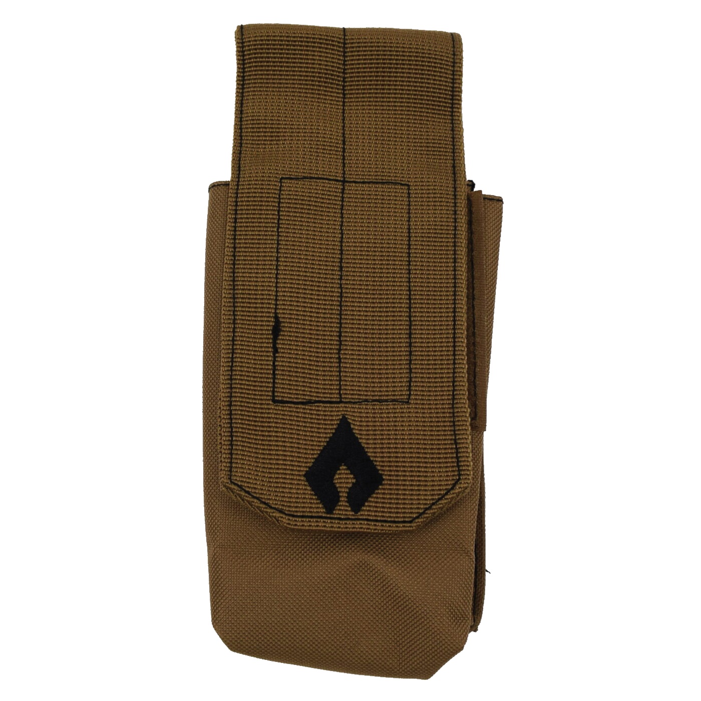 Advance Warrior Solutions 600D Nylon Single Magazine Pouch, Tan - ARSMPTN