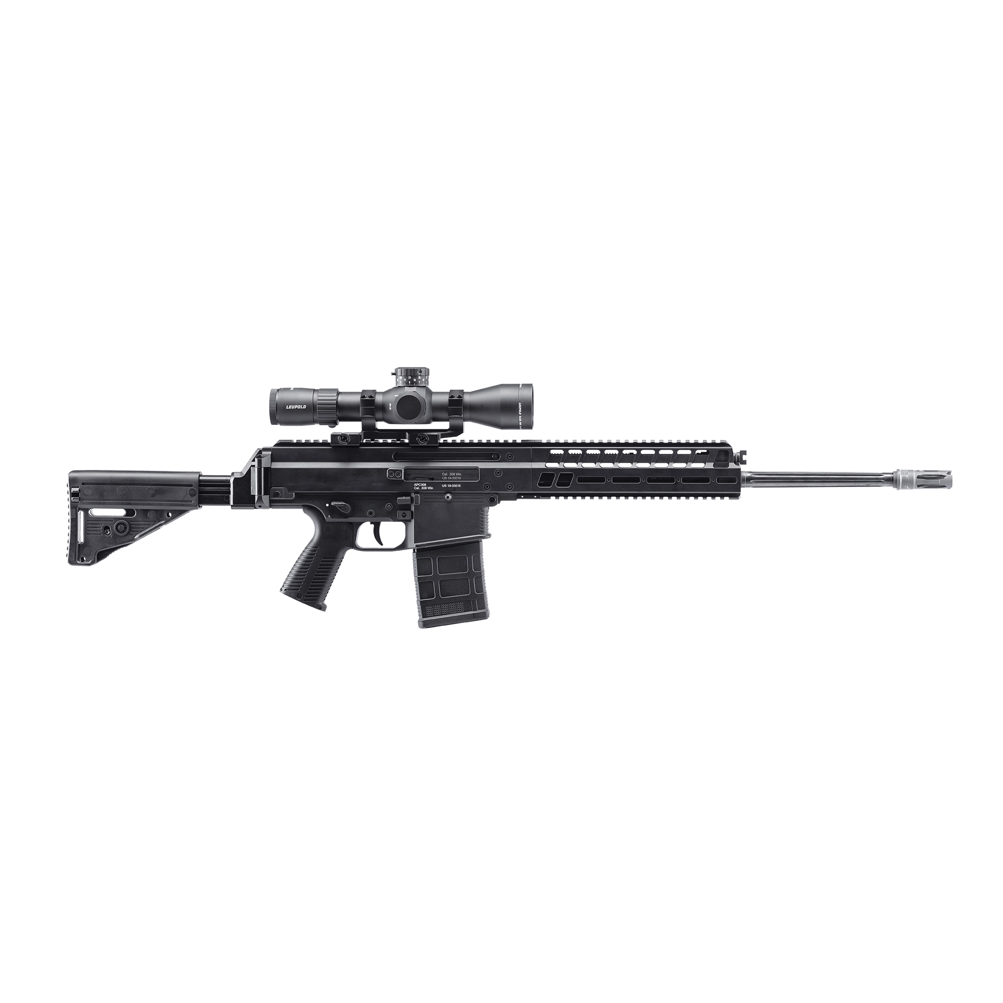 B&T USA APC308 DMR .308 Win 18" Rifle in Black - Precision DMR Rifle - 361663US - B&T