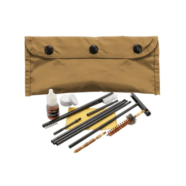Kleenbore Modular Field Cleaning Kit, Coyote Tan - Complete Firearm Cleaning Solution - POU302T - Kleenbore