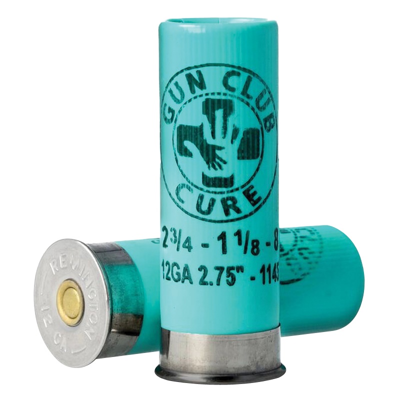 Remington Gun Club Cure 12 Gauge 2.75" #8 Shot Ammo - 1.12 oz - 25rds - R20031 - Remington