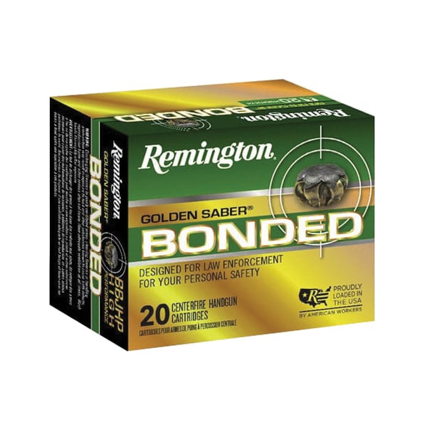 Remington Golden Saber Bonded 10mm Auto 180 gr Ammo BBJHP - 20rds - R21368