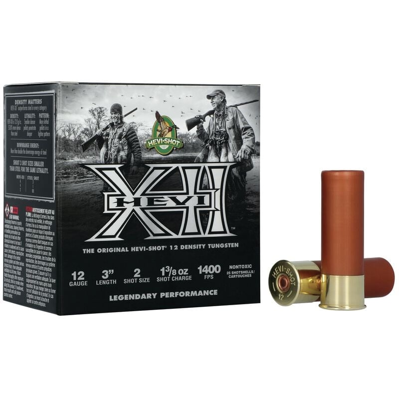 Hevishot HEVI-XII Waterfowl 12 Gauge 3" #2 1.37 oz - 25rds - HS51202 - Hevi-Shot