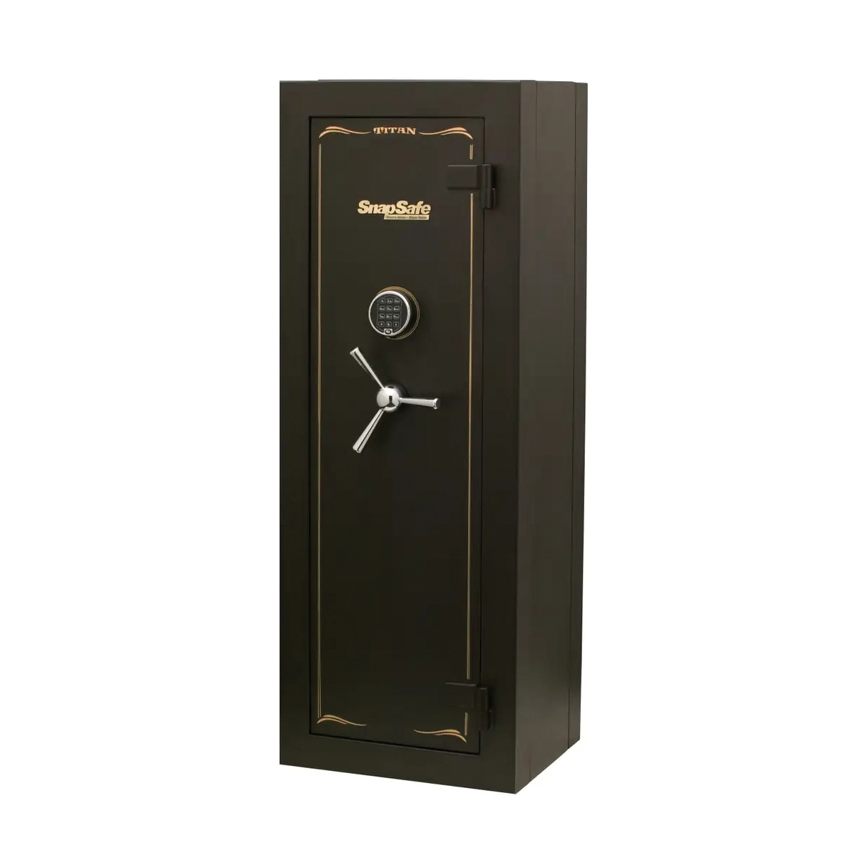 SnapSafe Titan 17.50" x 22" x 59" 12+ Long Guns Modular Safe w/Digital Lock, Black - Snapsafe