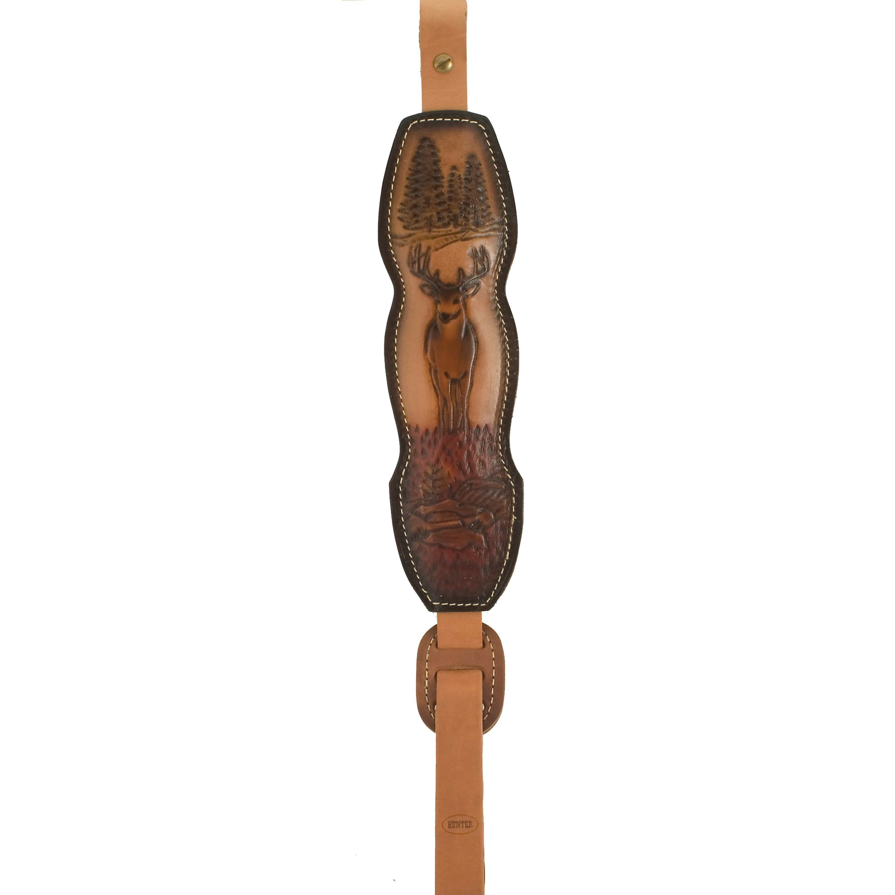 Hunter Company Trophy Custom Padded Sling in Sophisticated Brown - 027-40 - Hunter Company