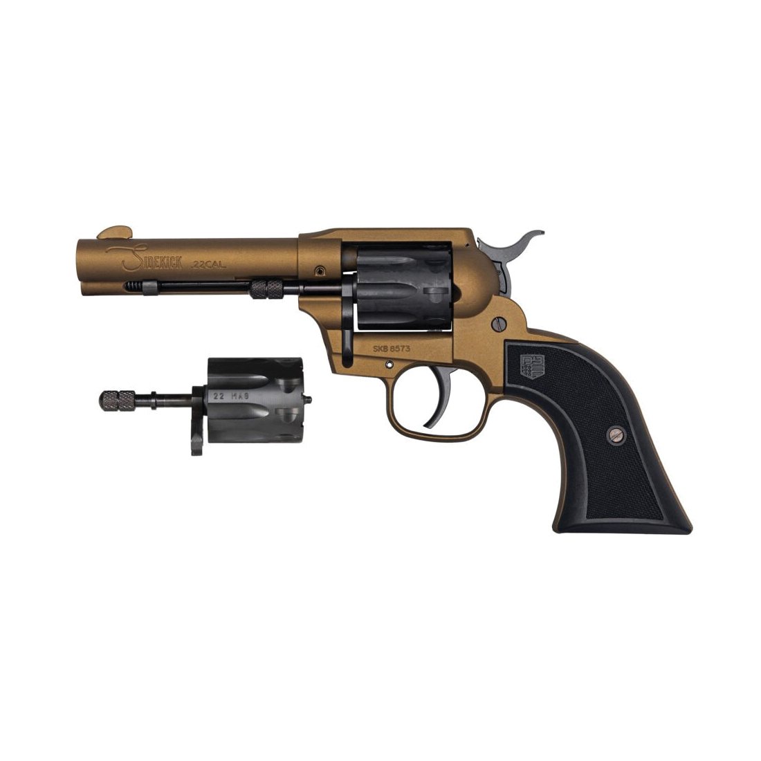Diamondback Firearms Sidekick .22LR/.22 WMR Revolver 4.50" 9rds, Burnt Bronze - DB055AA041