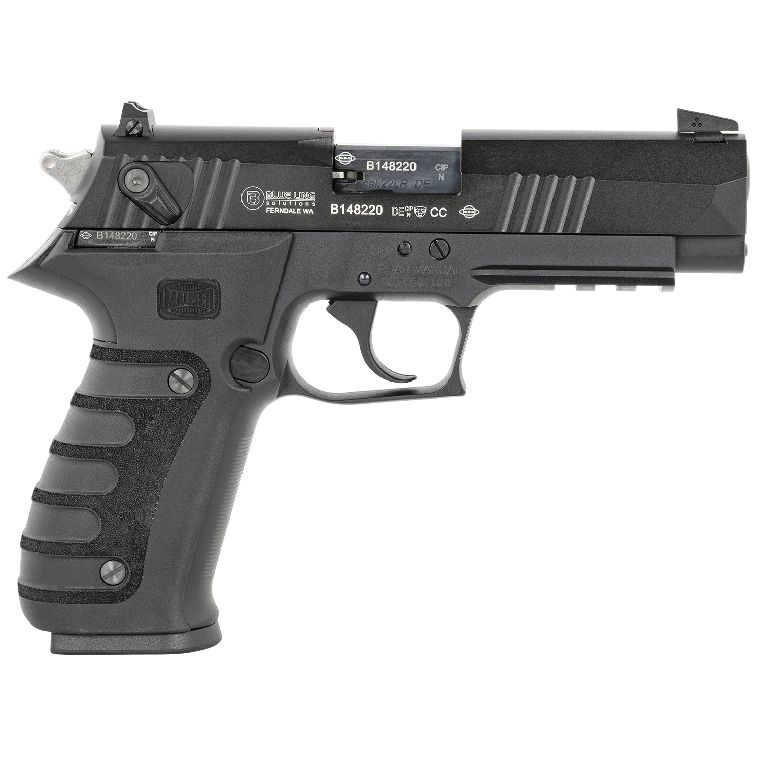 Mauser M20 .22LR 4" 10rds, Black - 4010101 - Mauser