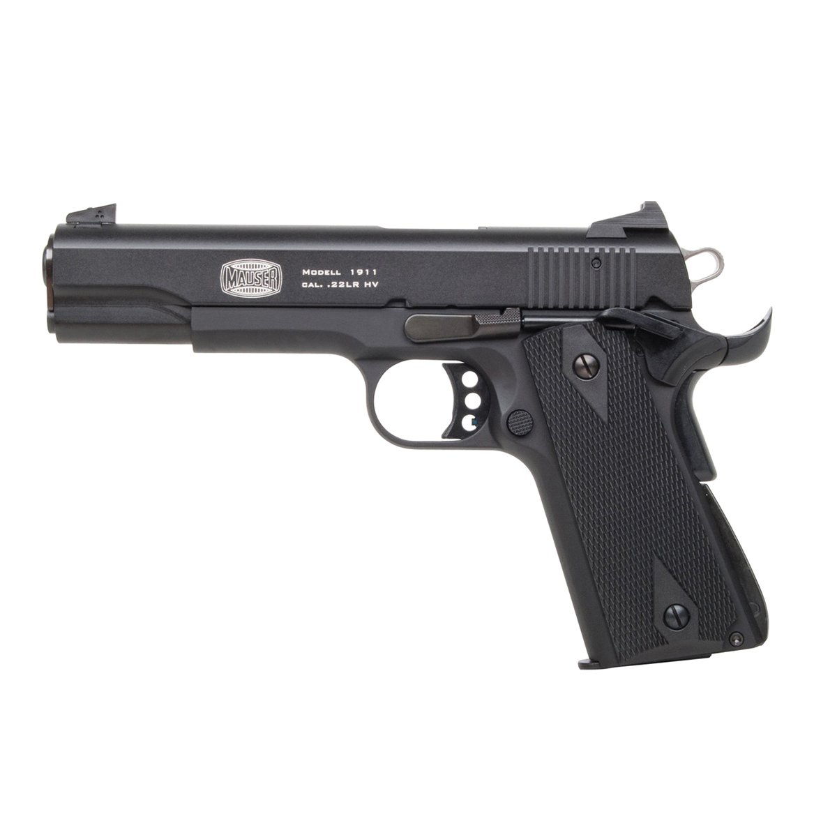 Blue Line Mauser 1911 CA .22LR 5" 10rds, Black - Blue Line Global