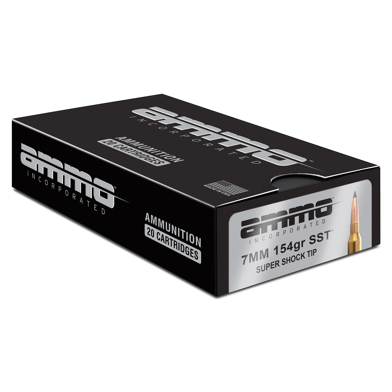 Ammo Inc Signature 7mm Remington Magnum 154 gr Ammo SST - 20rds - 7MM154SSTA20 - Ammo Inc