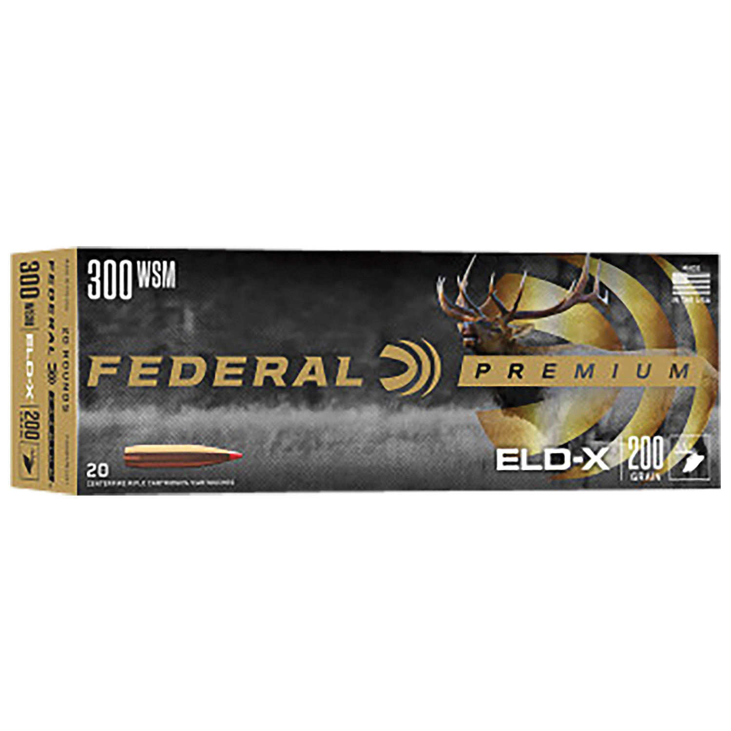 Federal Premium .300 WSM 200 gr Ammo ELD-X - 20rds - P300WSMELDX1 - Federal
