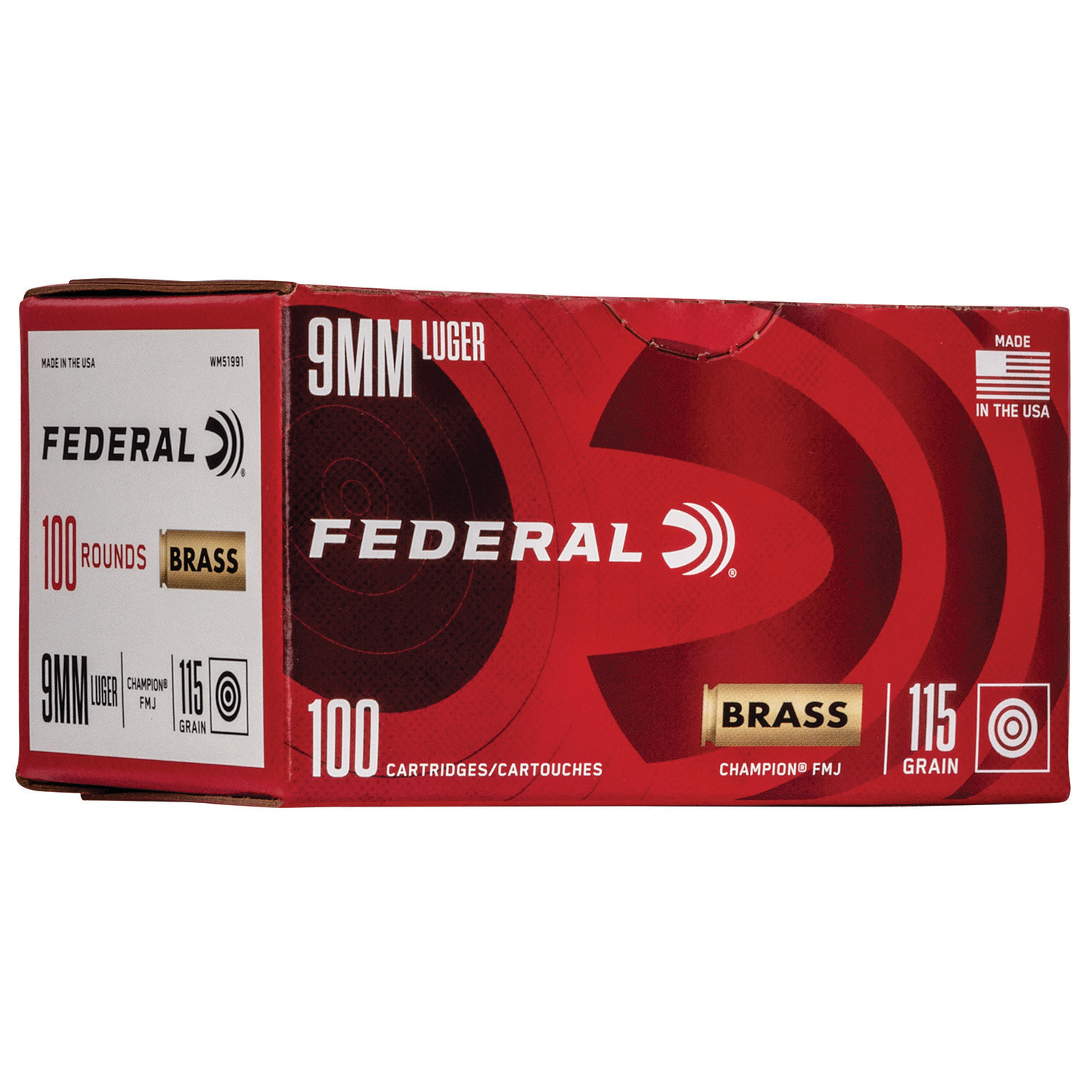 Federal Champion Defense .30 Super Carry 90 gr Ammo FMJ - 50rds - C3090A - Federal