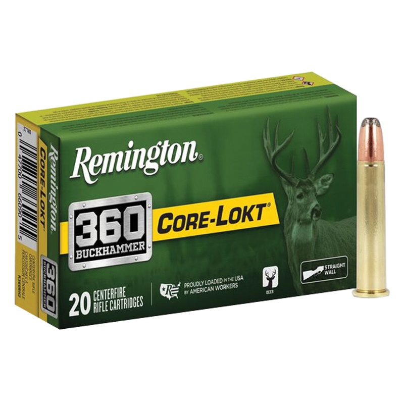Remington Core-Lokt 360 BHMR 180 gr Ammo SPCL - 20rds - R27742 - Remington