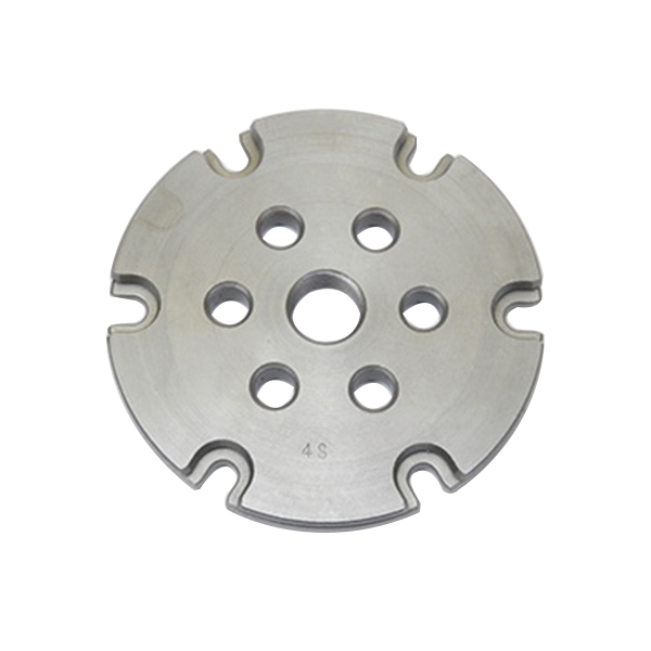 Lee Precision Six Pack Pro Steel #4S Shell Plate, Silver - 91838 - Lee Precision, Inc.