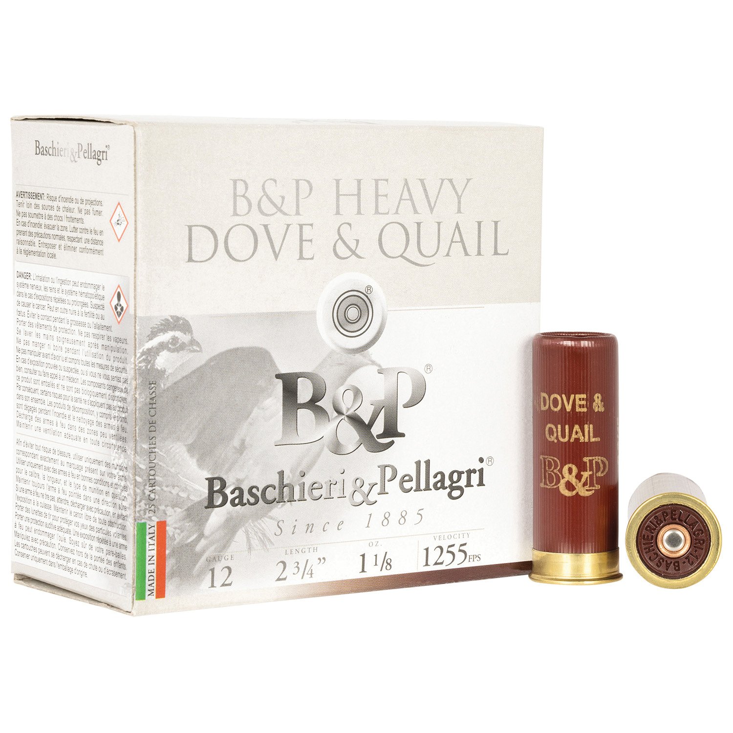 Fiocchi B&P Heavy Dove and Quail 12 Gauge 2.75" #6 1.12 oz - 25rds - 12B18D6 - Fiocchi