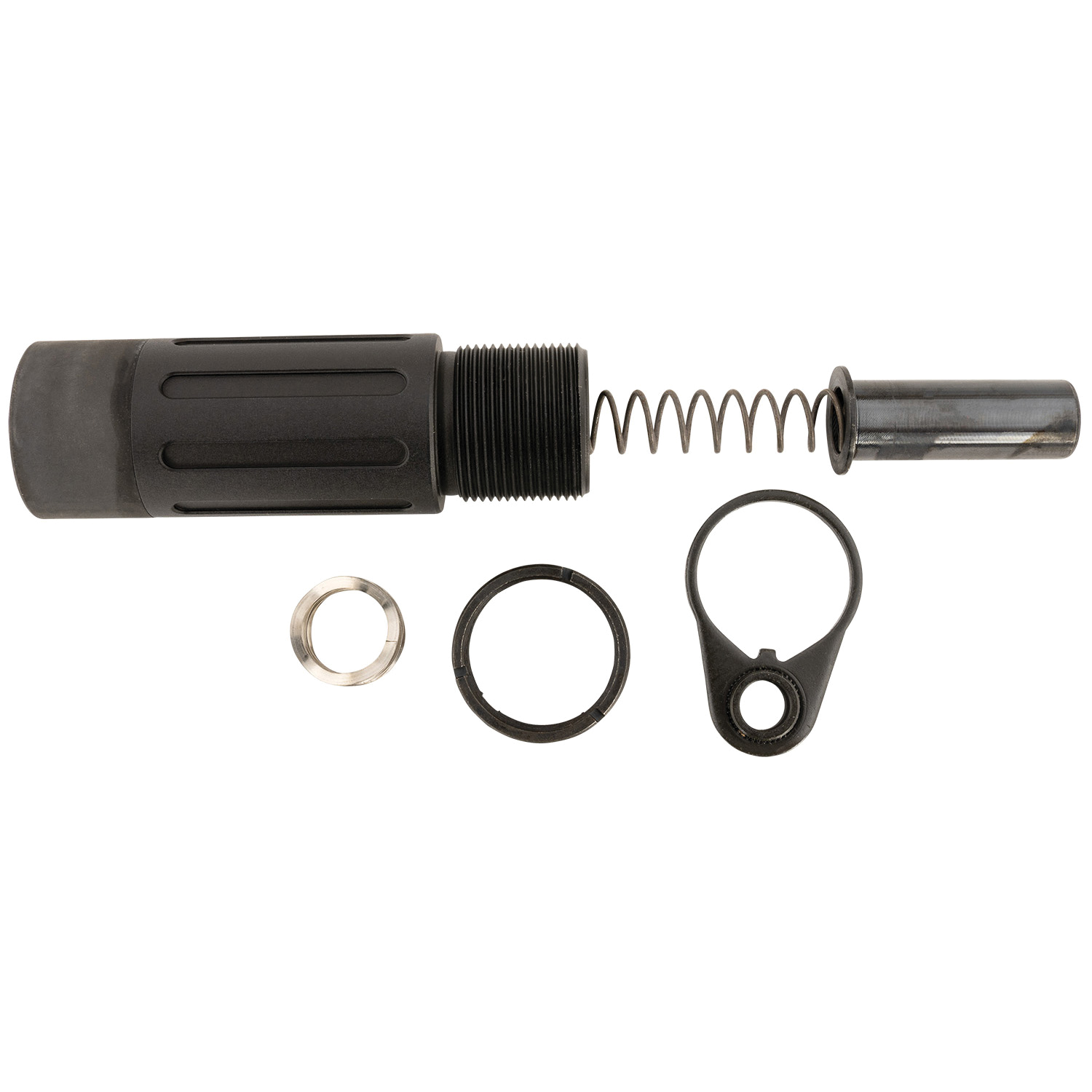 Achieve a compact build with the Radikal Micro Pistol Buffer Tube in sleek Black - 180060 - Radikal