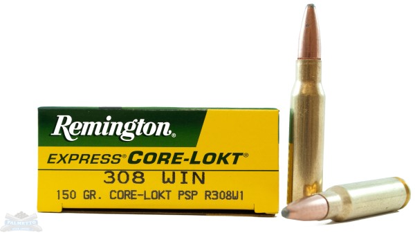 Remington 308 Win 150gr Core-Lokt PSP Ammunition 20rds - - R308W1