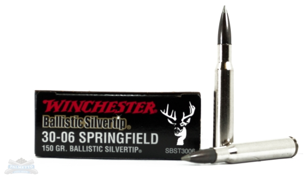 Winchester 30-06 150gr Ballistic Silvertip 20 Rounds Ammunition - SBST3006 - Winchester