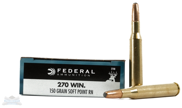 Federal 270 150gr SP RN Power-Shok Ammunition 20rds - 270B - Federal