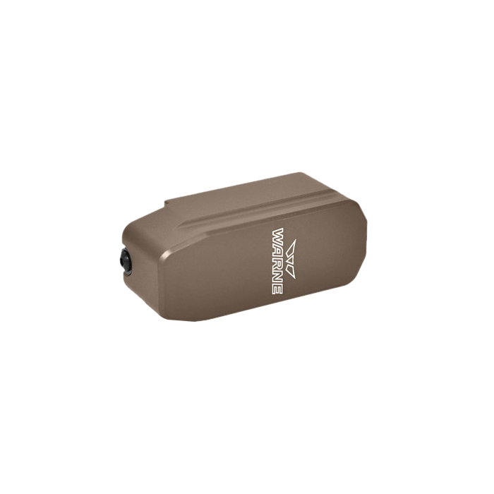 Warne Scope Mounts PMAG AICS 762 Aluminum Magazine Extension, Flat Dark Earth - 5008 - Warne