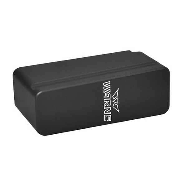Warne Scope Mounts PMAG AICS 762 Aluminum Magazine Extension, Black - 5011 - Warne