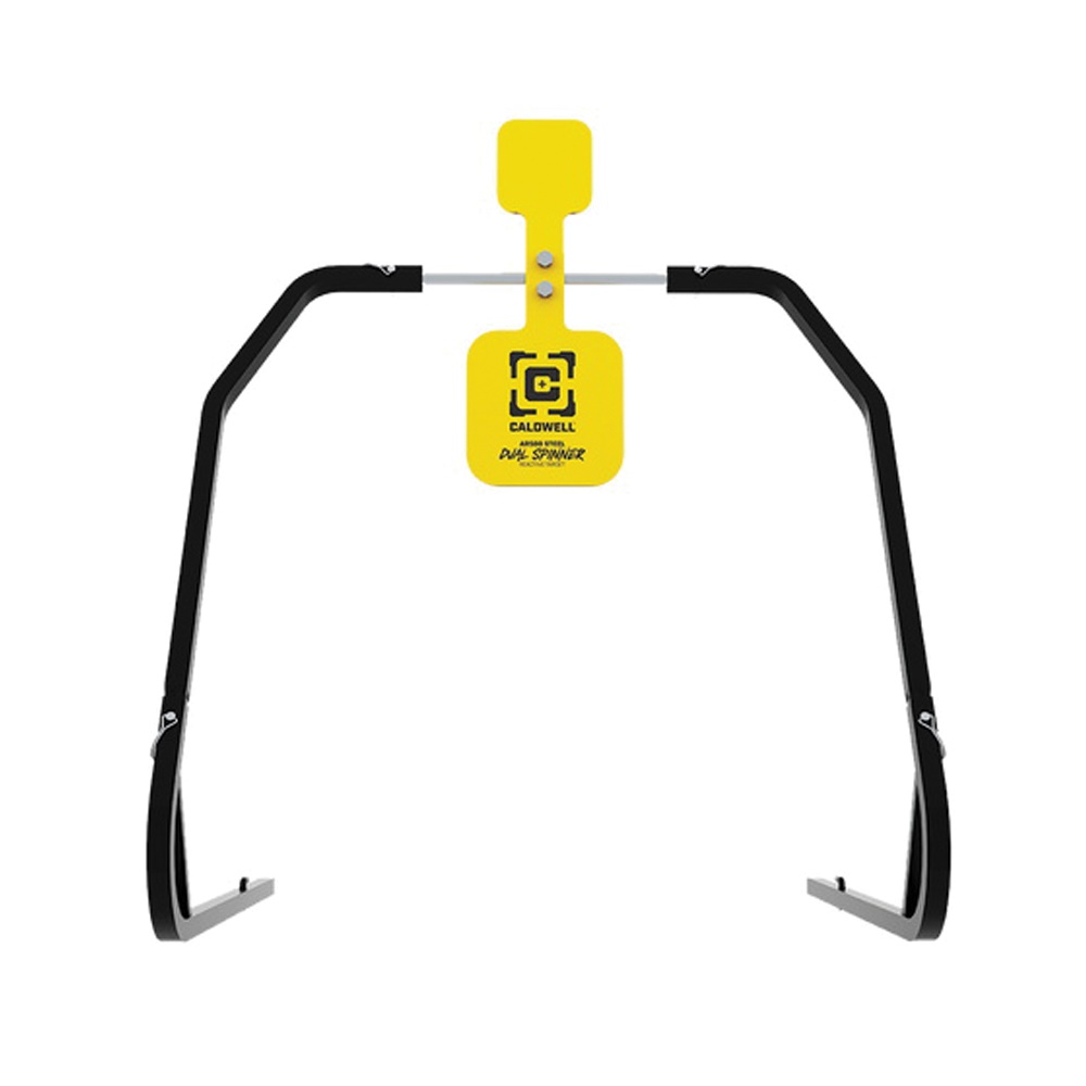 Caldwell Dual Spinner Target - Yellow, Interactive Shooting Practice - 1196226 - Caldwell