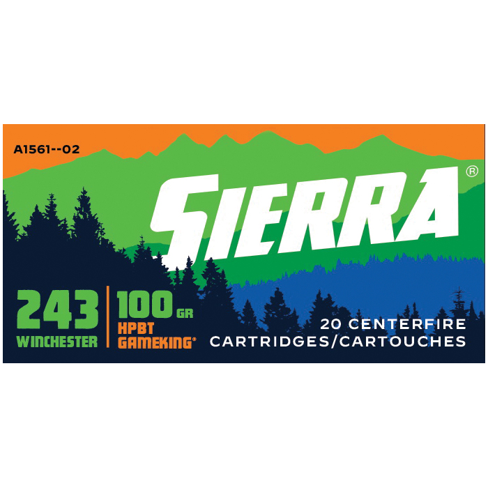 Sierra Sport Master .243 Winchester 100 gr Ammo JHP - 20rds - A156102 - Sierra
