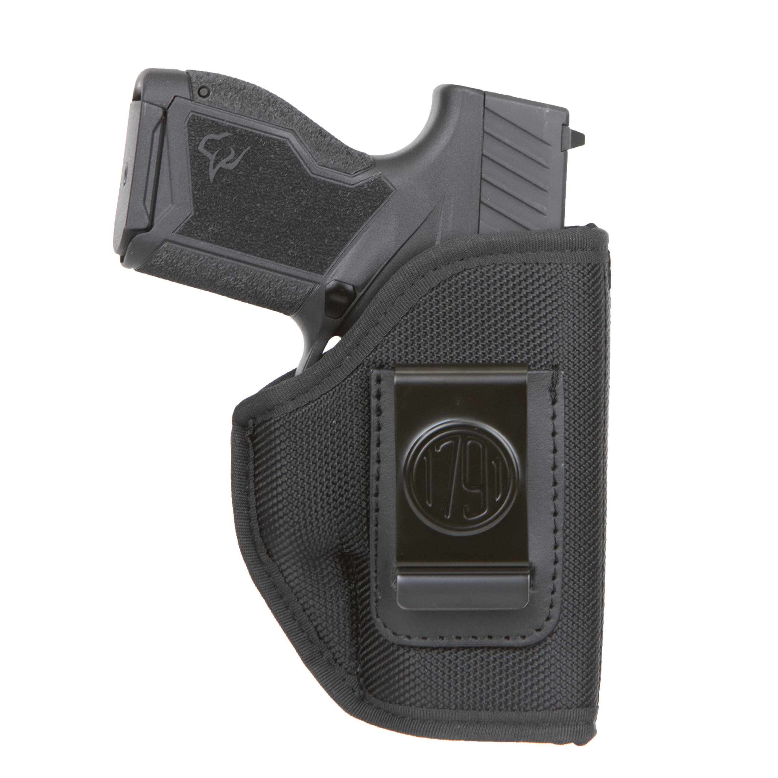 1791 Gunleather Premium Ballistic Nylon Left Hand IWB Holster Size 1, Black - PNIWB1BLKL - 1791 Gunleather