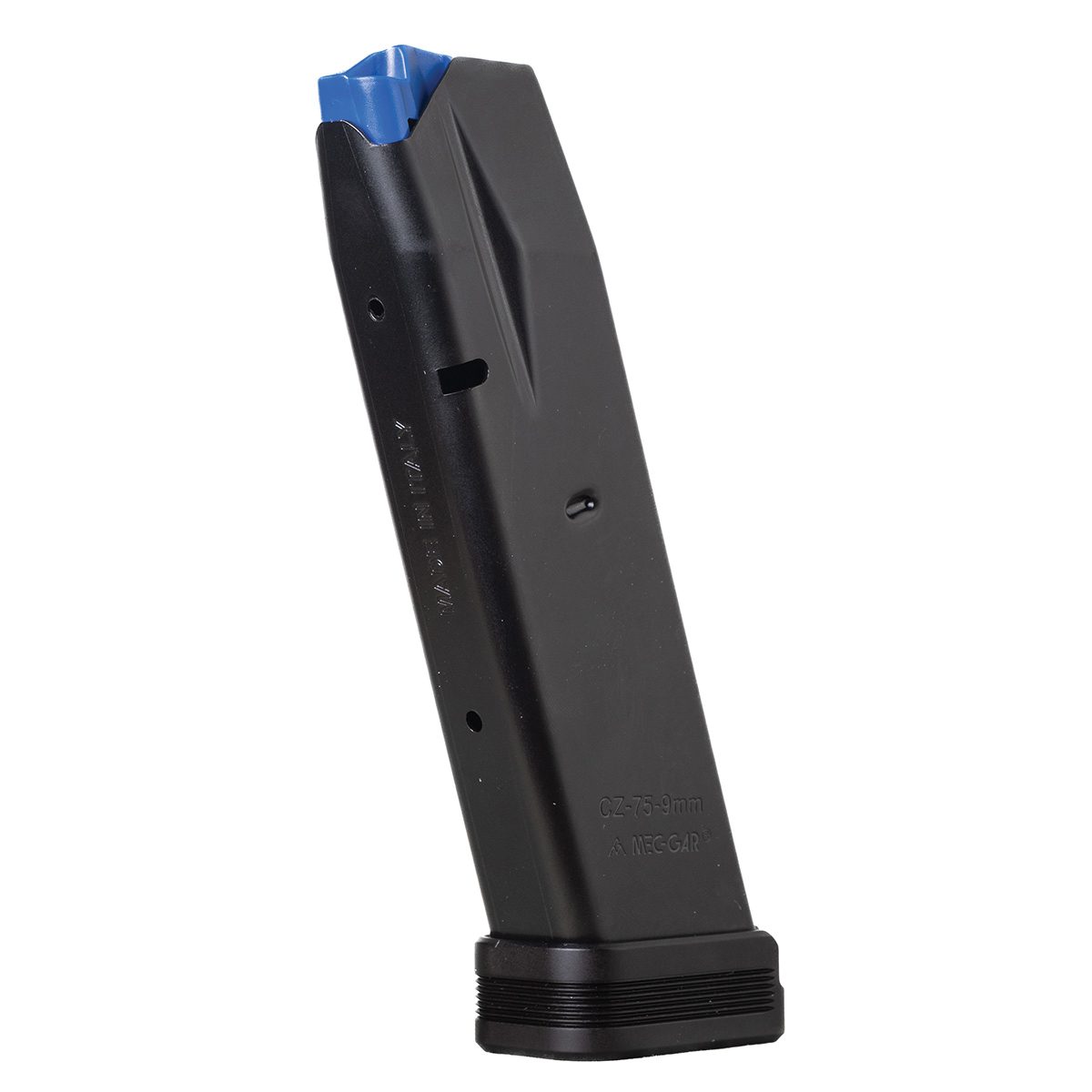 Mec-Gar 10rds 9mm Magazine, Anti-Friction Coated Blue - MGCZ7510M - Mec-Gar
