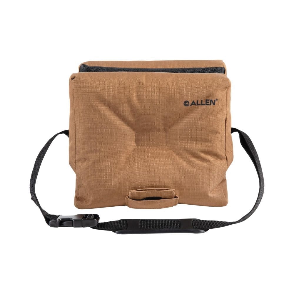 Allen Unfilled 600D Polyester Shooting Bench Bag, Black/Tan - 18420 - Allen