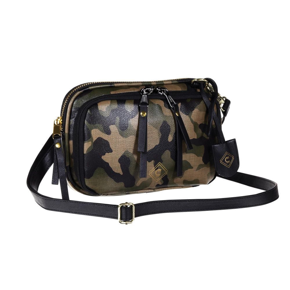 Girls with Guns PU Leather Concealed Casual Tomboy Clutch Purse Small, Camo - 90-90 - Girls With Guns