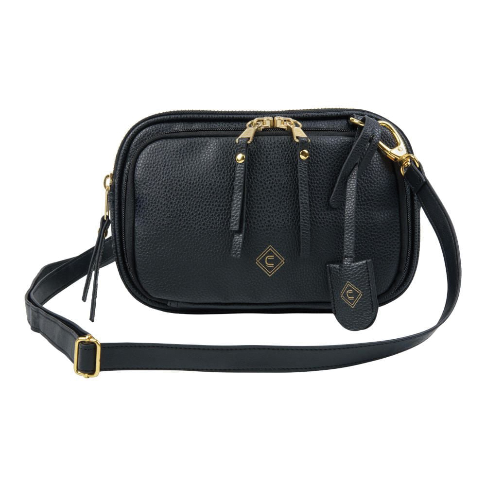 Girls with Guns Tomboy Clutch PU Leather Casual Purse Small, Black - 90-91 - Girls With Guns