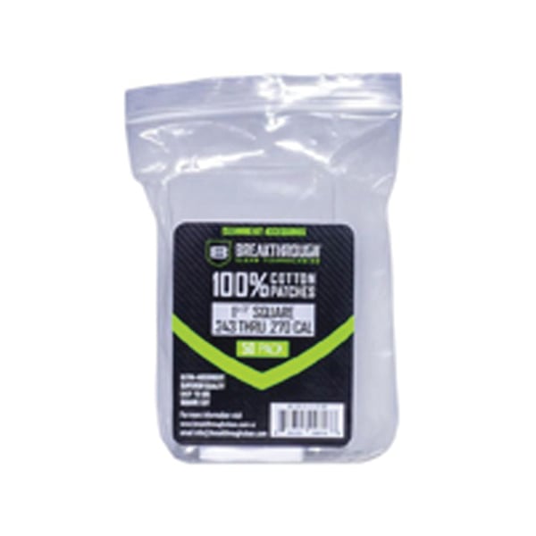 Breakthrough Clean 100% Cotton Square Patches 1.50" x 1.50", White - BT-CP-S-1-1/2-50 - Breakthrough Clean