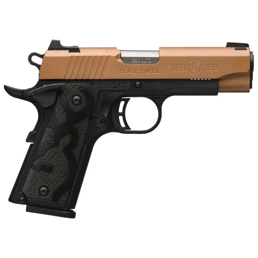Browning 1911-380 Black Label .380 ACP 3.63" 10rds, Matte Black - 51988492 - Browning