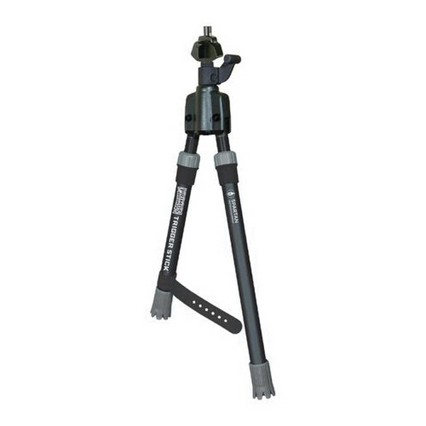 Primos Trigger Stick Gun Mounted Bipod Short for Bolt Action Rifles, Black - 65828 - Primos