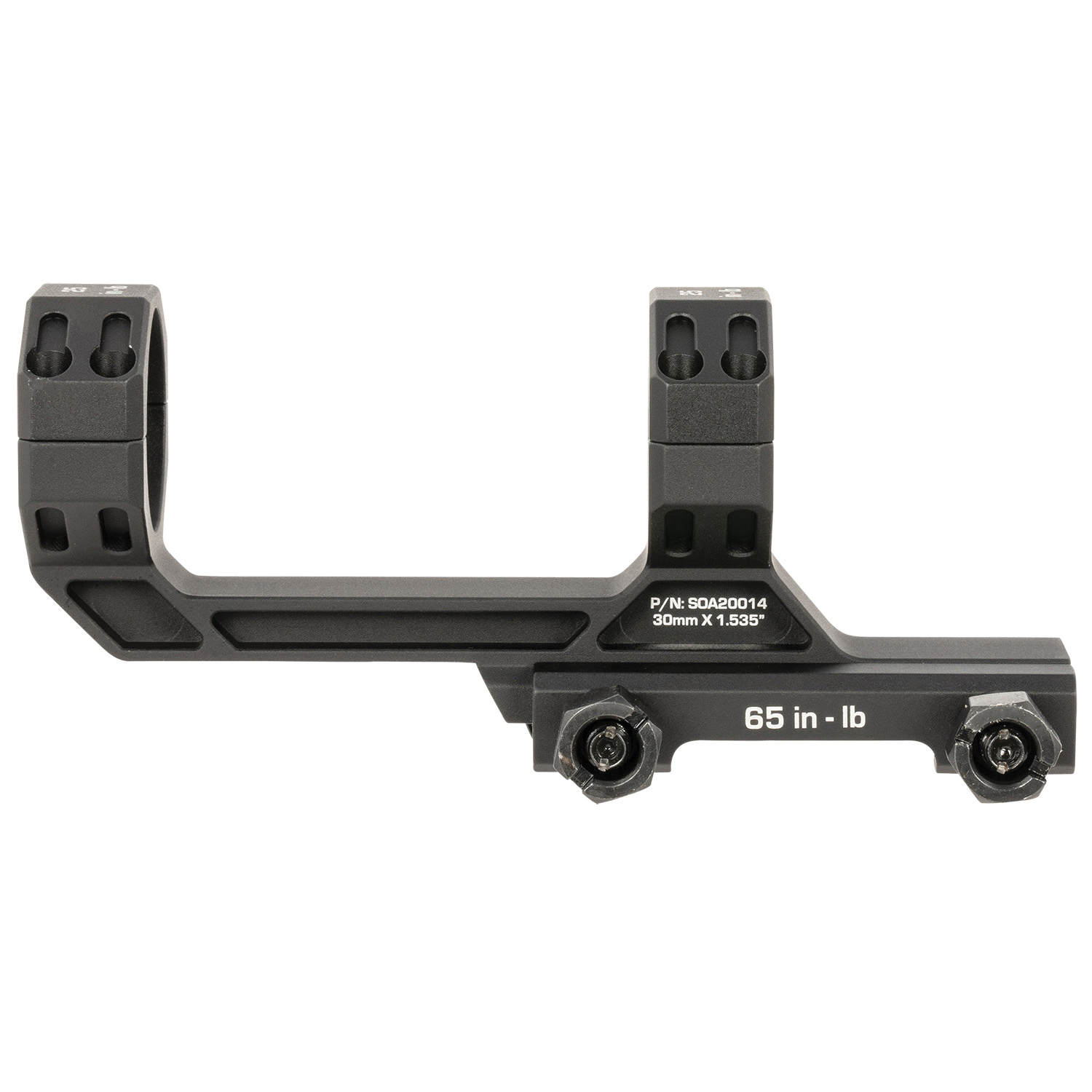 Sig Sauer ALPHA MSR 0 MOA Scope Mount 30mm Tube 1.53" - SOA20014 - Sig Sauer