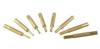 Wheeler Engineering Brass 8-Piece Punch Set - Caldwell