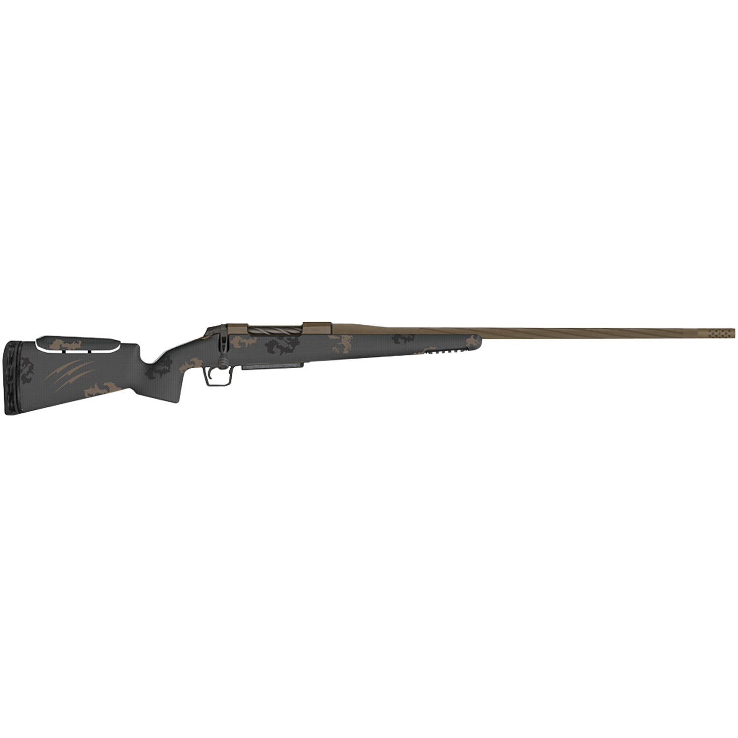 Fierce Firearms Twisted Rival XP 6.5 PRC Bolt Action Rifle, Trophy Camo - FRXP65PRC22MM