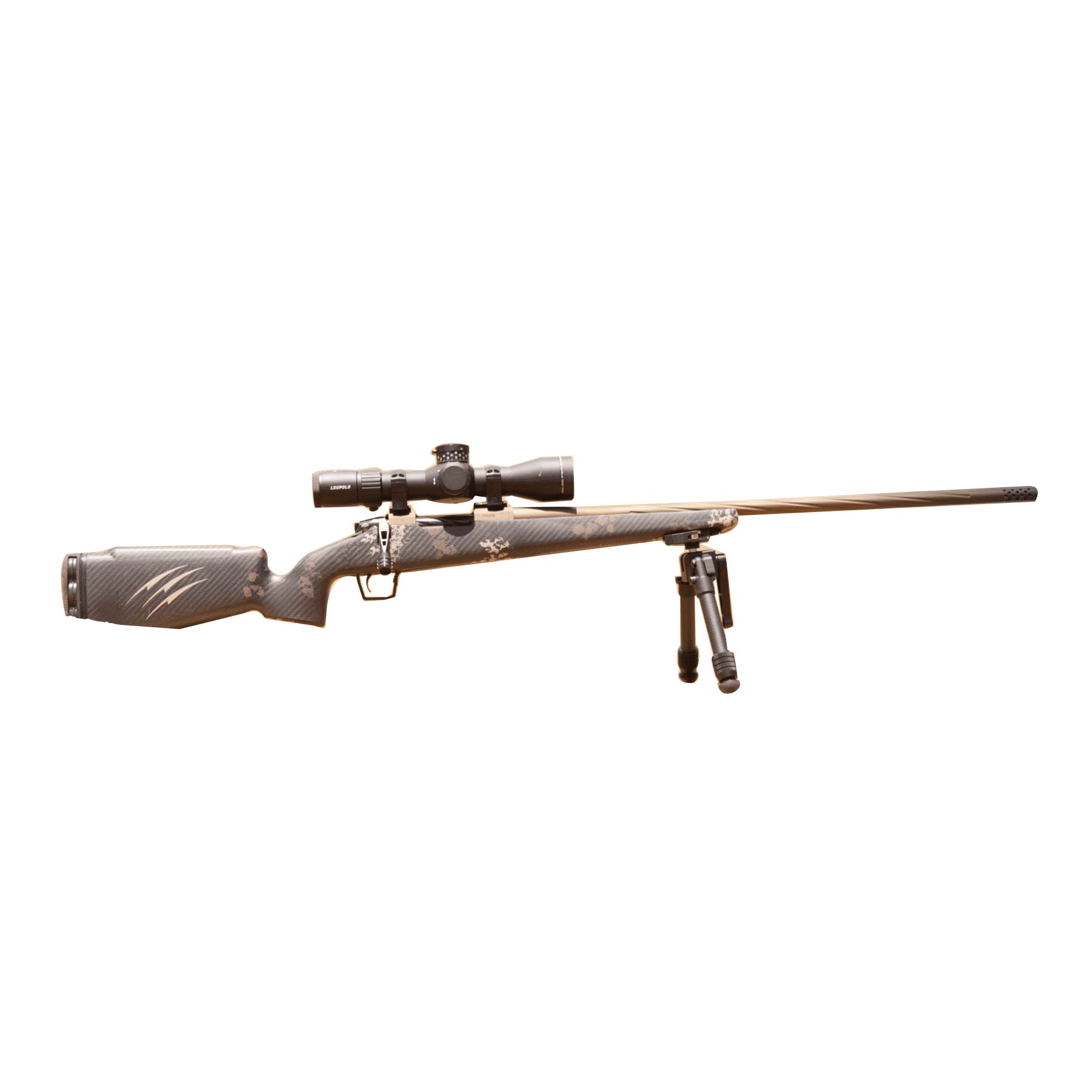 Fierce Firearms Twisted Rival FP .28 Nosler Bolt Action Rifle, Urban Camo - FRFP28NOS24BU - Fierce Firearms