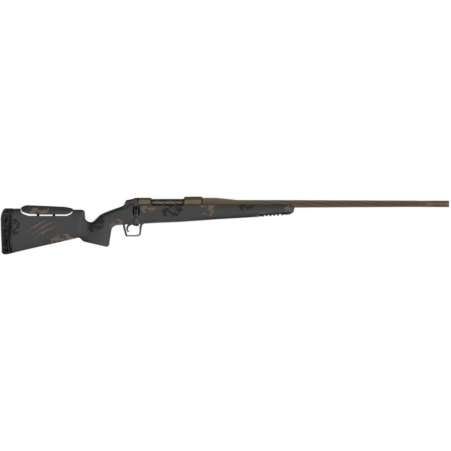 Fierce Firearms Twisted Rival FP .300 PRC Bolt Action Rifle, Blackout Camo - FRFP300PRC20BBO - Fierce Firearms