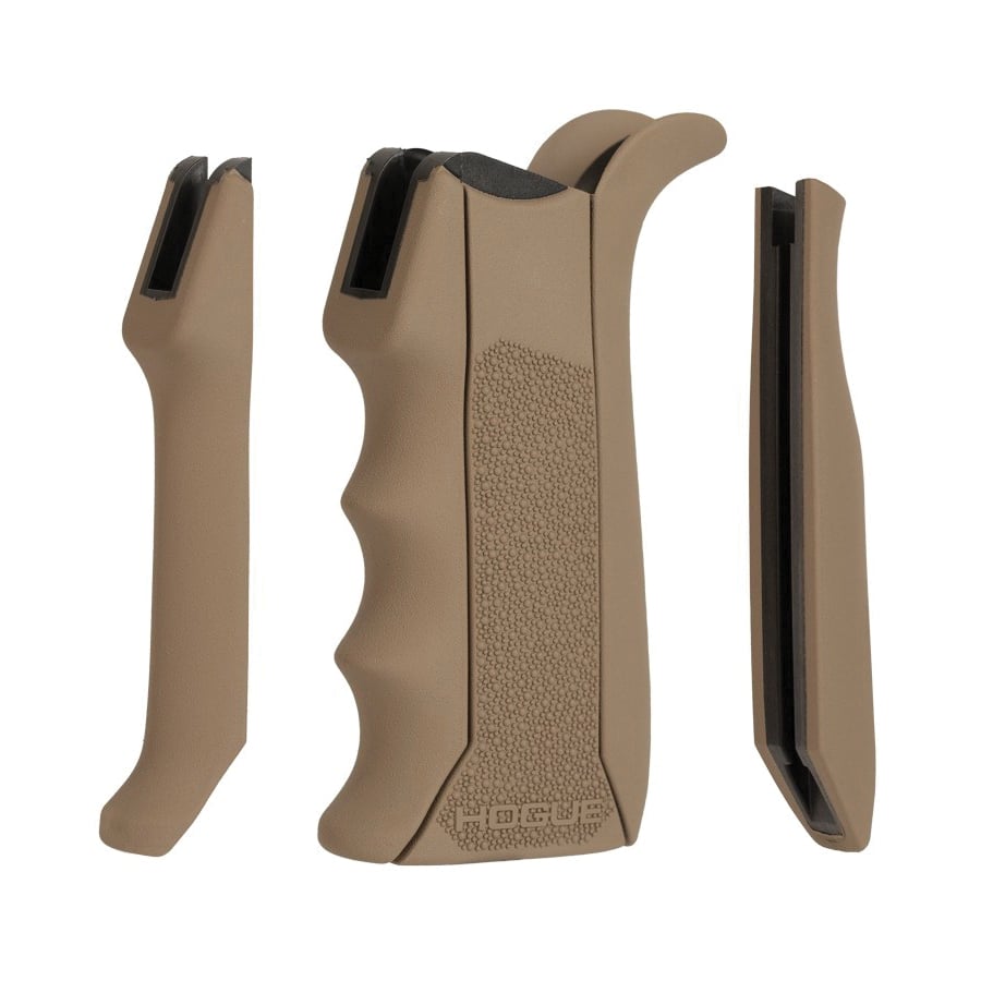 Hogue Modular Overmolded Grip for AR-15/M16 - Grip Excellence in Flat Dark Earth - 13043 - Hogue