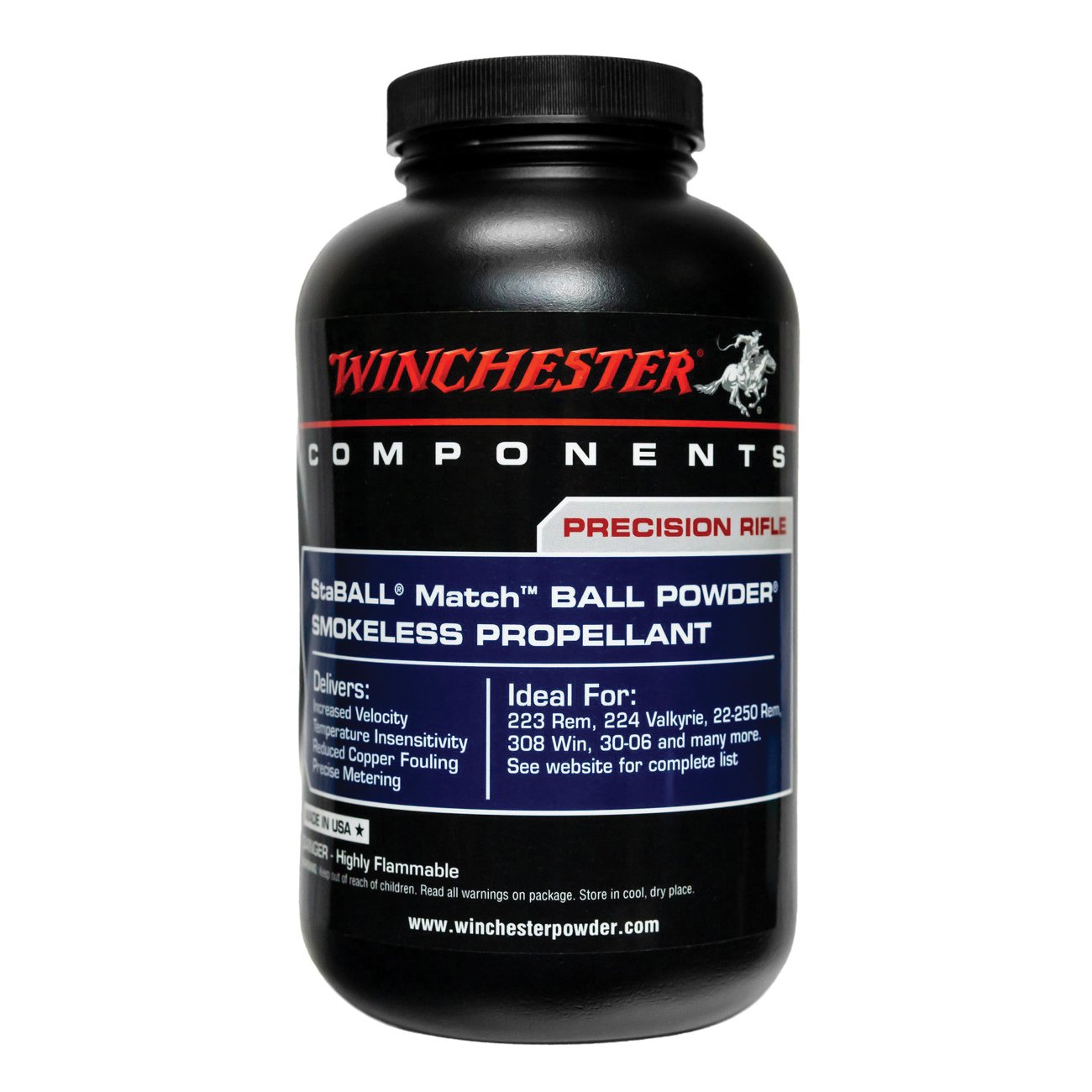Winchester StaBALL Match 1 lb Rifle Powder - STABALLMATCH1 - Winchester