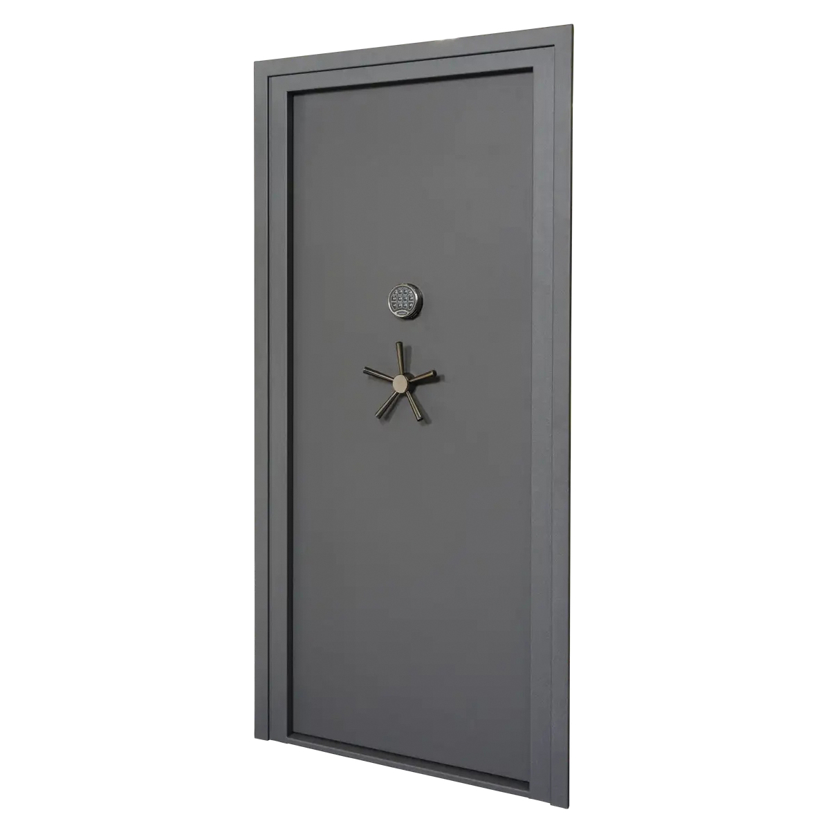 SnapSafe 36" Premium Vault Door, Dark Gray - Snapsafe
