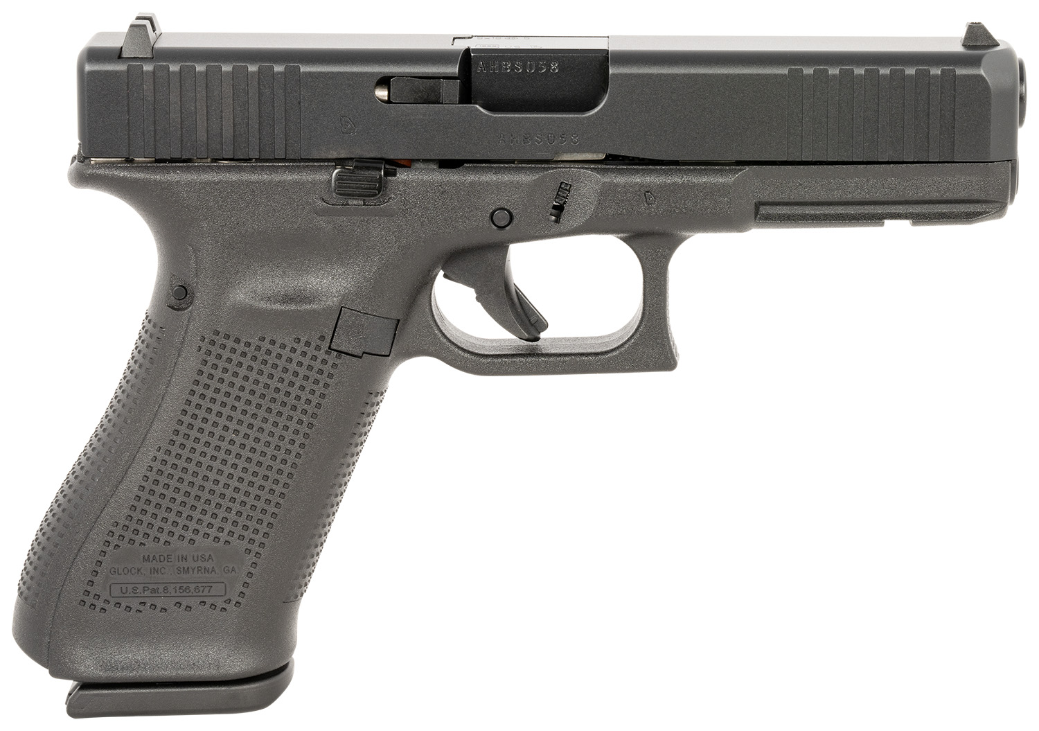 Glock G17 Gen 5 9mm 4.49" 10rd Pistol, Black - Glock