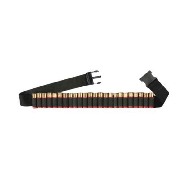 Hunter's Specialties Shotgun Shell Belt, 25 Cartridges Black - Hunter's Specialties