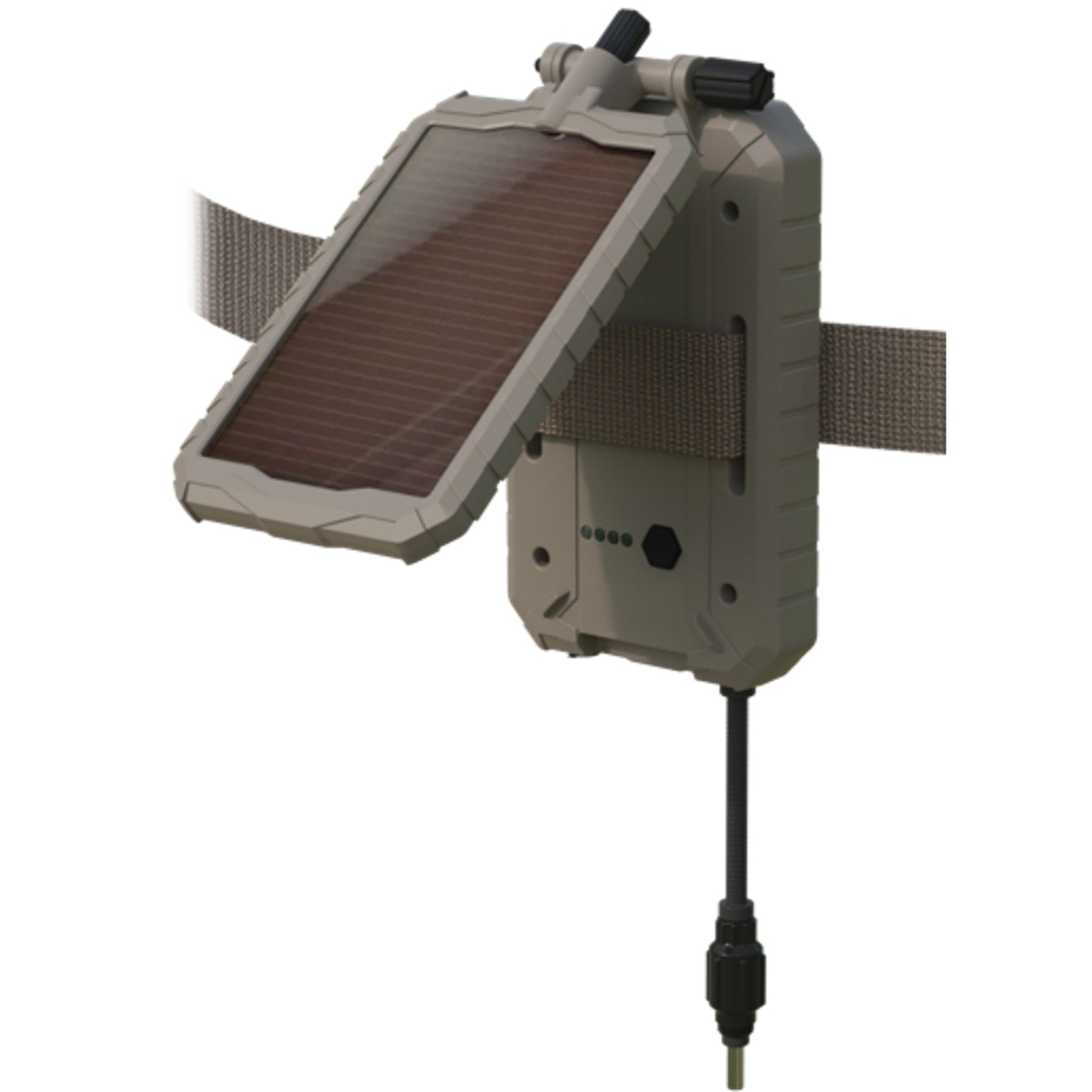 HME 12 V 5000 mAh Solar Power Panel, Brown - Hme