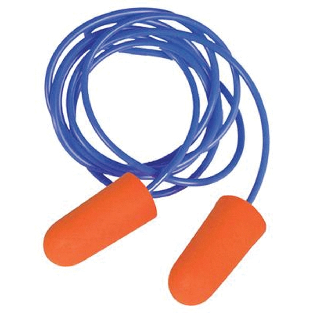 Radians 32 dB Corded Disposable Foam Earplugs Blister Pack, Orange - Radians