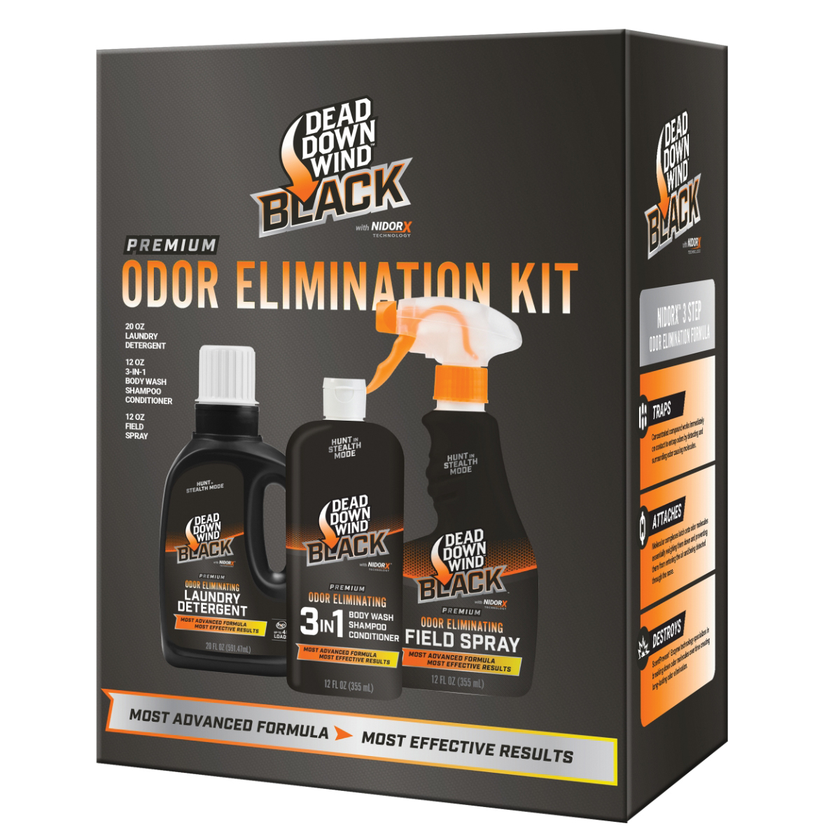 Dead Down Wind Black Premium 3-Piece Unscented Kit - Dead Down Wind