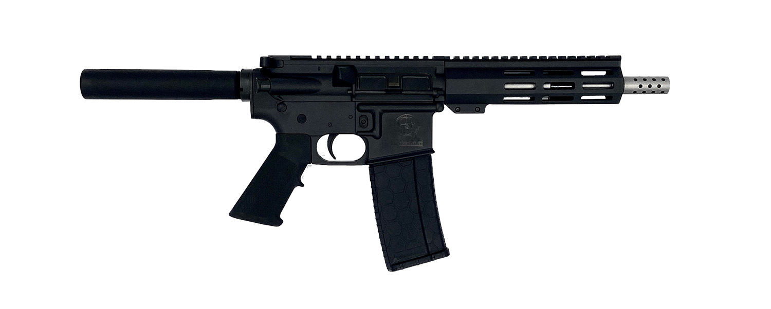 Great Lakes Firearms AR-15 .223 Wylde 7.50" AR Pistol, Black - GL15223SSPBLK - Great Lakes