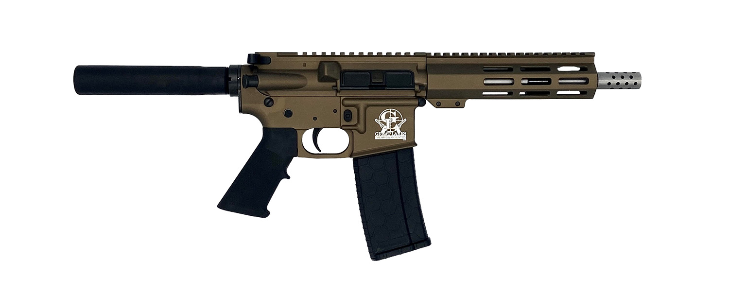 Great Lakes Firearms AR-15 .223 Wylde 7.50" AR Pistol, Bronze - GL15223SSPBRZ - Great Lakes