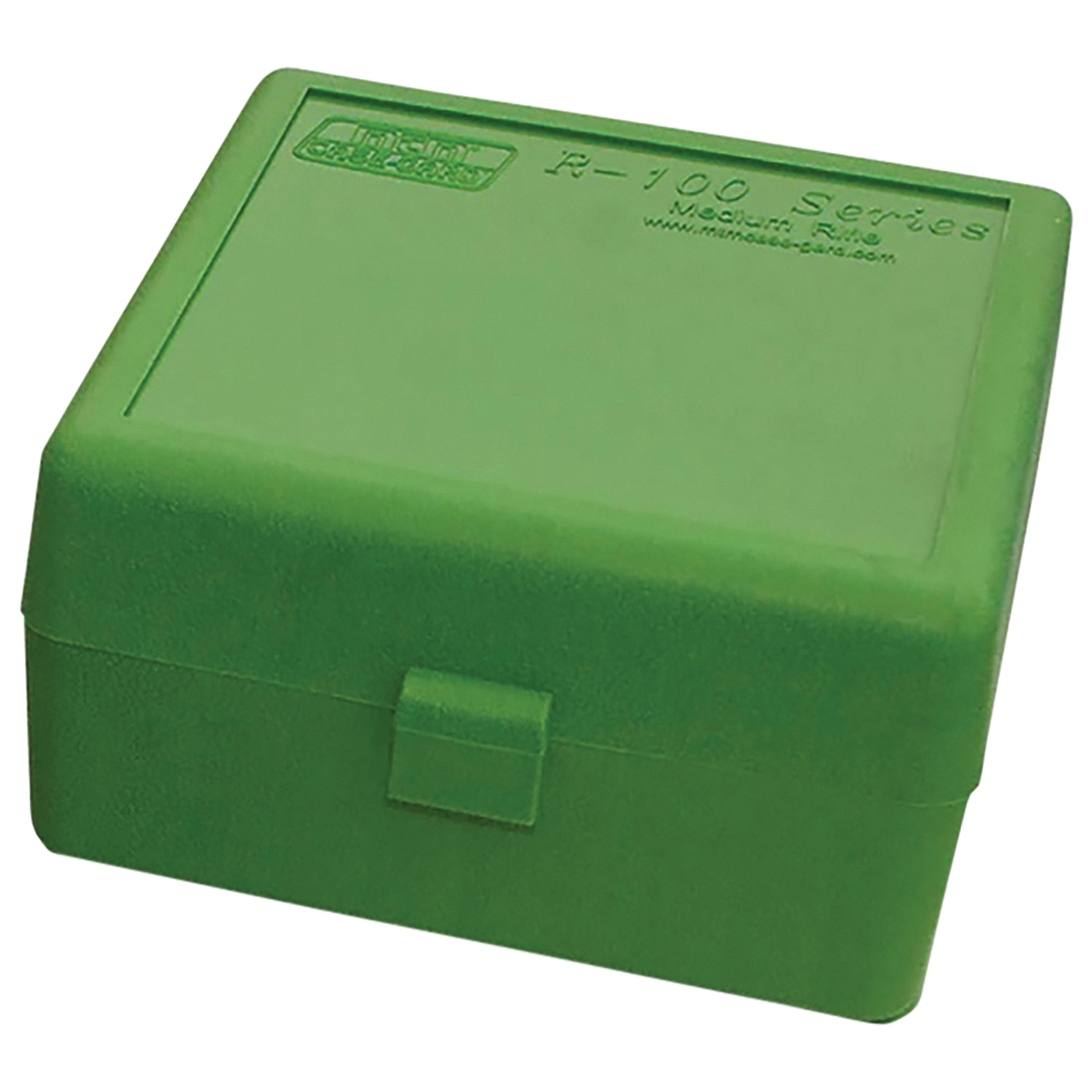 MTM Case Gard .223 Remington/.204 Ruger Flip-Top Ammo Box, 100rds Green - Mtm Case Gard