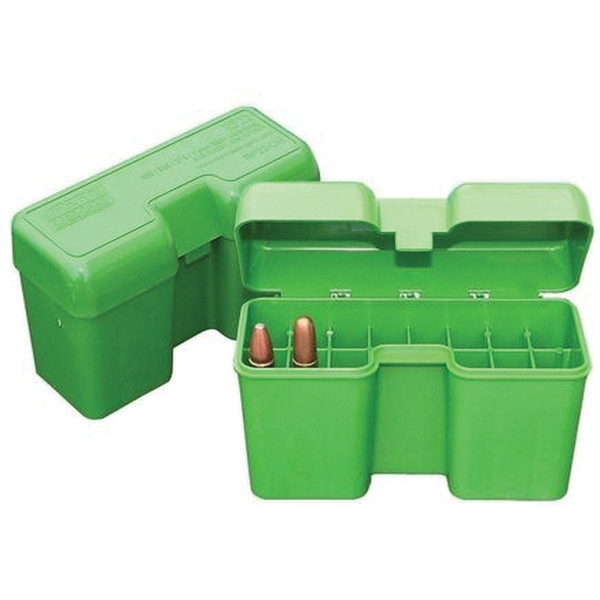 MTM Case Gard .300 WSM/.45-70 Government Flip-Top Ammo Box, 22rds Green - Mtm Case Gard